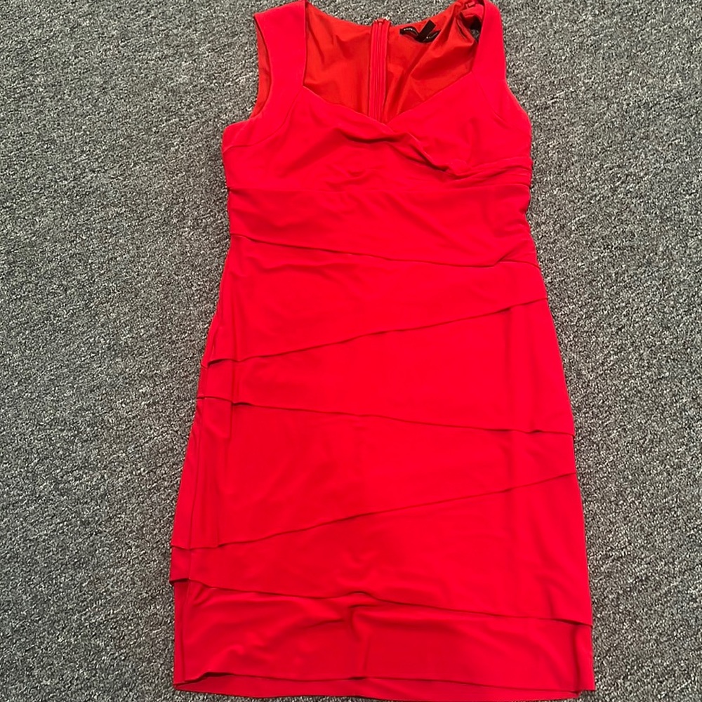 White House black market red dress